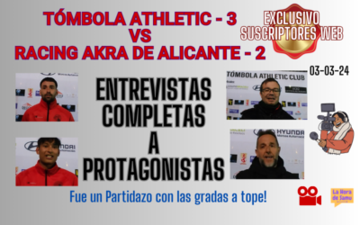 TÓMBOLA-RACING AKRA-Entrevistas